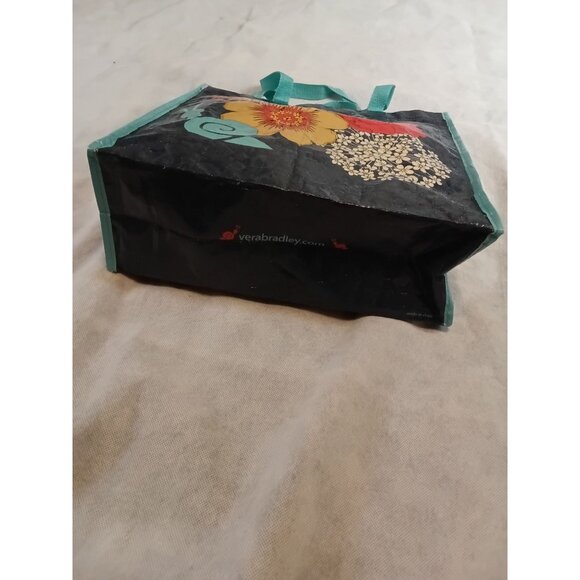 Vera Bradley Reusable Tote Bag Floral & Snail Design - Picture 4 of 6